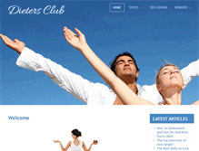Tablet Screenshot of dietersclub.com
